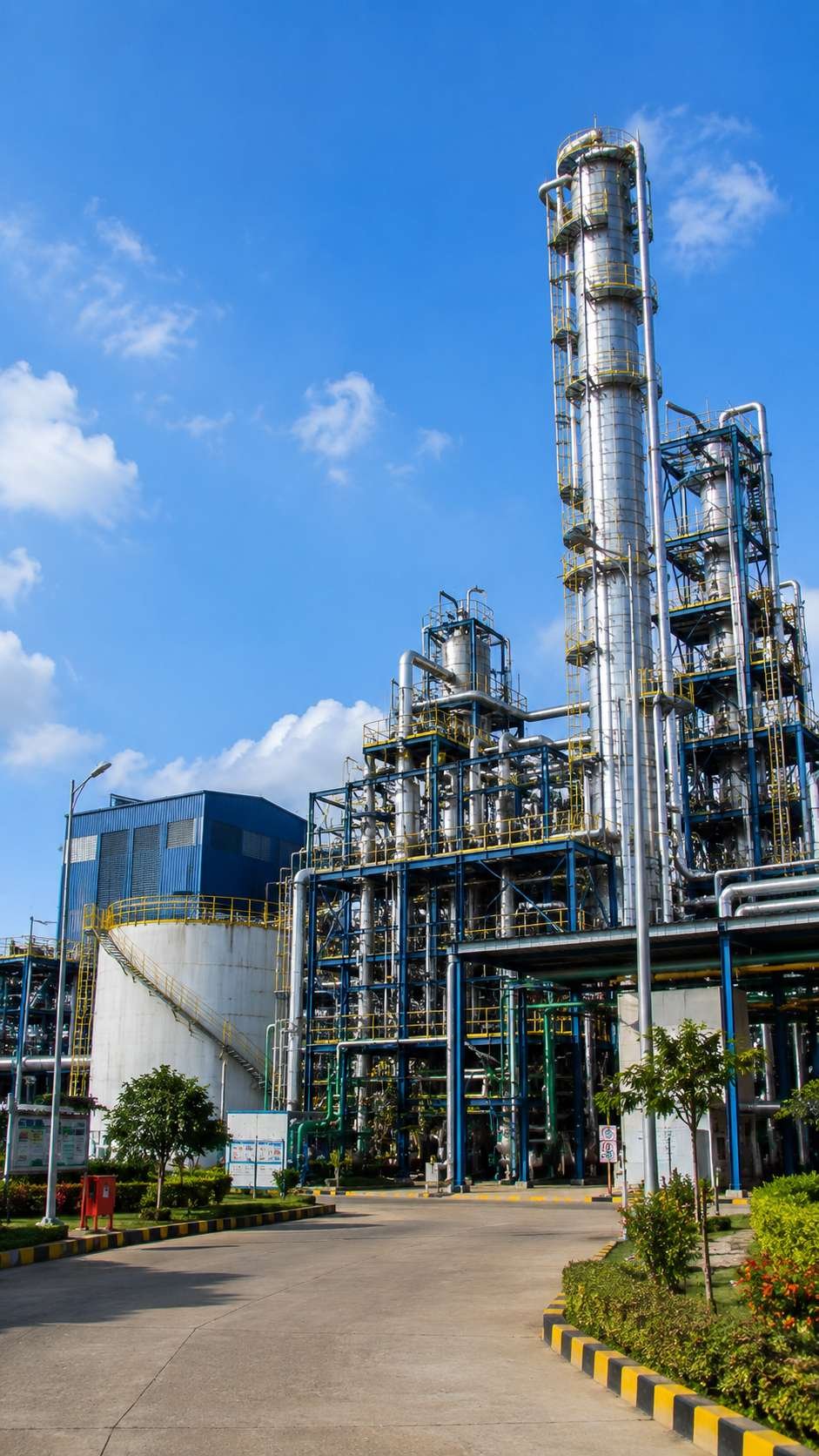 LHP International manufacturing plant — industrial distillation facility